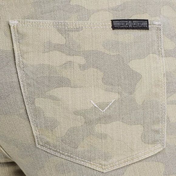 $205‎ NWOT Women's Hudson Nico Mid-Rise Super Skinny Jeans in Army Camo Size 30 - Picture 5 of 9